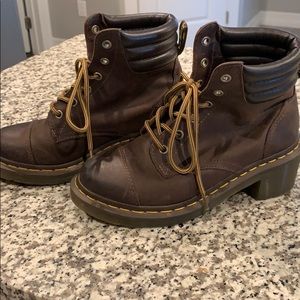 Dr Martens Brown Leather Gum Bottom